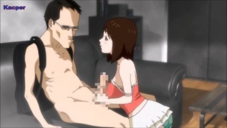 Доходяга балдеет с молодой телочкой